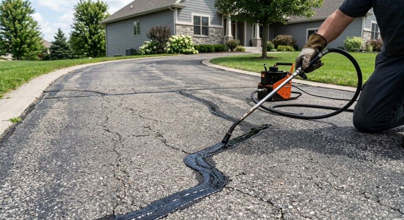 Asphalt Cracks Repair in Little Rock, AR