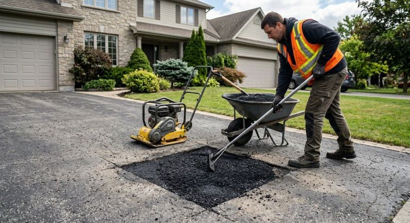 Asphalt Pothole Filling in Orange County, CA